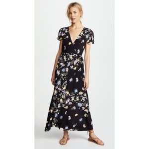 Free people Jess wrap maxi dress